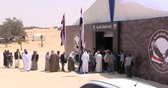 وفد سياسى وإعلامى ورياضى ورموز مجتمعية وشيوخ قبائل يدشنون مدينة السيسى بسيناء