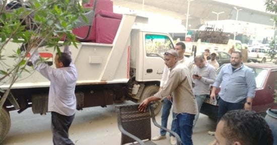 رفع 643 حالة إشغال خلال أسبوع في الإسماعيلية