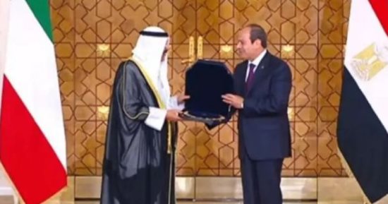 أمير الكويت يبعث رسالة شكر للرئيس السيسى على حفاوة الاستقبال