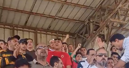 حشد جماهيرى ضخم لدعم نادي بيلا قبل مباراة الصعود للممتاز ب أمام بلطيم.. فيديو