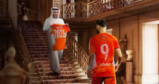 تجديد عقد وليد أزارو مع عجمان حتى 2026