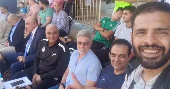 بيريرا يحضر مباراة البلاستيك وألماظة فى دورى القسم الثالث
