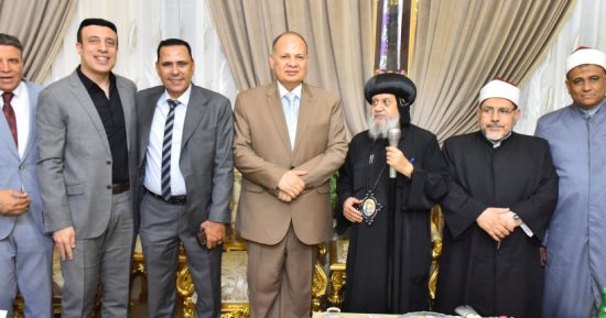 محافظ أسيوط يزور مطرانية الأقباط الأرثوذكس بأبو تيج للتهنئة بعيد القيامة