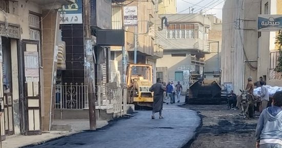 الإنتهاء من رصف الشوارع المحيطة بمركز شباب الدراكسة بالدقهلية.. صور