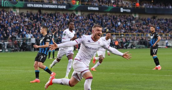 فيورنتينا يخطف التأهل لنهائى دورى المؤتمر الأوروبى بتعادل قاتل ضد كلوب بروج