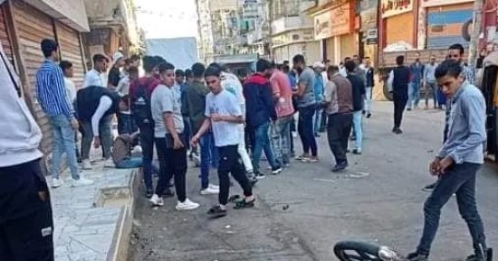 إصابة طالبة بالمرحلة الثانوية أثناء توجهها لأداء الامتحان فى المنزلة 