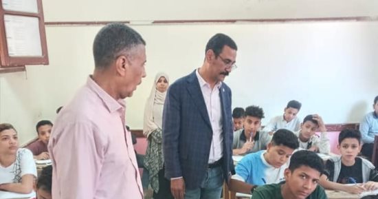تعليمية دشنا بقنا: انتظام لجان امتحانات النقل بمختلف المراحل  