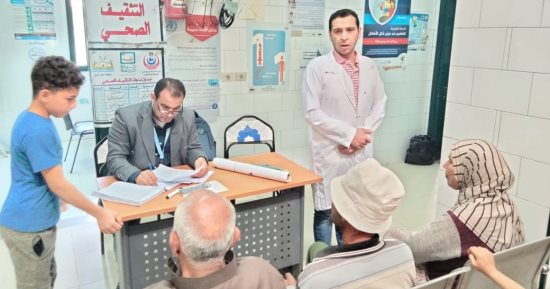 حياة كريمة فى كفر الشيخ.. تنظيم قافلة طبية مجانية بقرية الحصفة بمركز الرياض