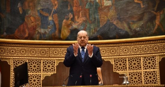 الشيوخ يعلن خلو مقعد النائب عبد الخالق عياد ويدعو أعضاء المجلس لقراءة الفاتحة