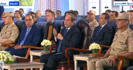 الرئيس السيسى: 2 مليون فدان تدخل الخدمة العام المقبل فى مشروع مستقبل مصر