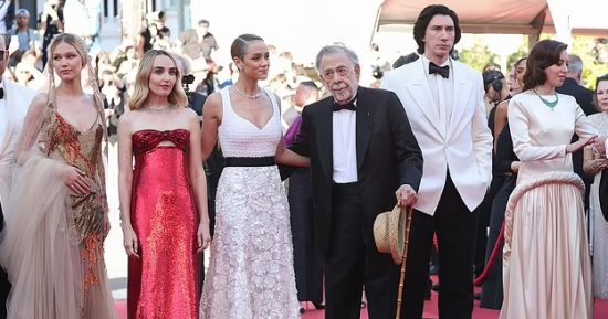 أجمل إطلالات أبطال فيلم Megalopolis بثالث أيام مهرجان كان السينمائى 2024