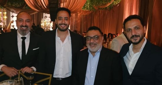 بيتر ميمى والكاتب عبد الرحيم كمال وعصام السقا يحضرون حفل زفاف ريم سامى