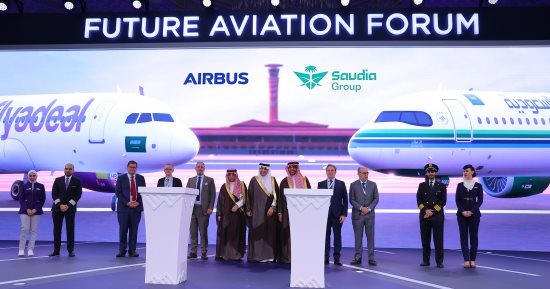 مجموعة السعودية تبرم أكبر صفقة للطائرات في تاريخ الطيران السعودي مع إيرباص