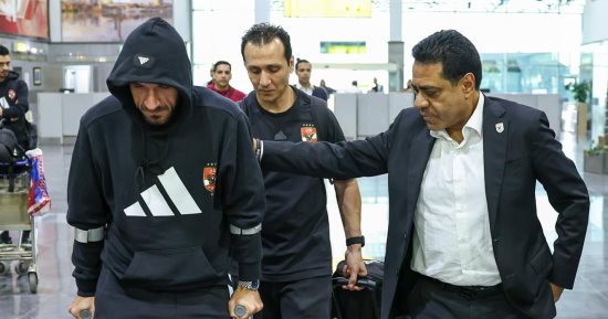 على معلول يبدأ برنامجه التأهيلي بالأهلى بعد جراحة وتر أكيلس