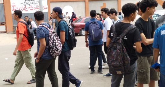 ارتياح بين طلاب الشهادة الإعدادية بالقليوبية بعد امتحان الجبر والإحصاء