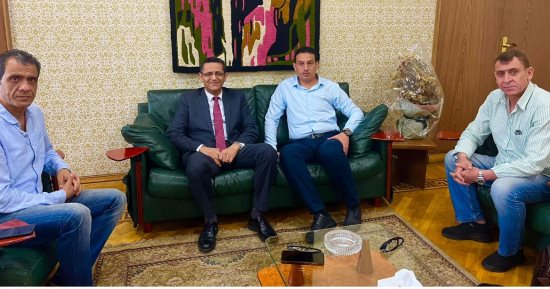 خالد البلشى يستقبل لجنة نقابة الصحفيين الفلسطينيين بمصر لبحث سبل دعم أعضائها