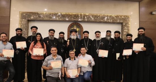 الكنيسة تسلم شهادات اجتياز متدربى مشروع 1000 معلم كنسى للمرحلة الرابعة