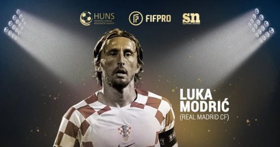 مودريتش نجم ريال مدريد يتوج بجائزة أفضل لاعب فى كرواتيا للمرة 12 بتاريخه