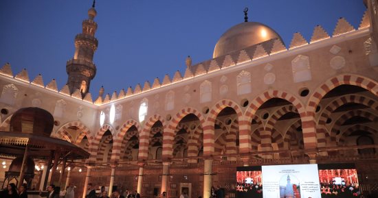 افتتاح مسجد الطنبغا الماريدانى بمنطقة الدرب الأحمر 
