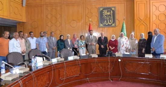 سكرتير محافظة الإسماعيلية يستقبل وفد المجلس القومى لحقوق الإنسان