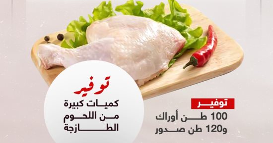 أسعار الدواجن بمنافذ وزارة التموين استعدادا لعيد الأضحى 2024.. إنفوجراف