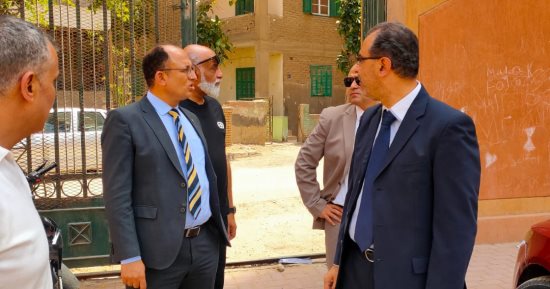 رئيس جامعة حلوان يتفقد كلية التربية الرياضية بالهرم ويؤكد على تطويرها