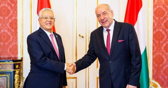 رئيس مجلس النواب يلتقى رئيس جمهورية المجر