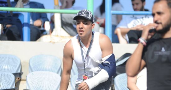 قائد منتخب كرة القدم للساق الواحدة يخضع لجراحة  ناجحة فى اليد
