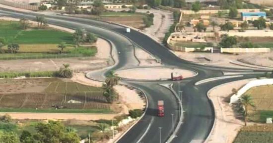 أكبر محور مرورى بالأقصر "محور سمير فرج" عقب افتتاحه رئاسياً