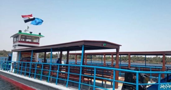 محافظة أسوان تعلن تشغيل عبَّارة غرب بعد تجديدها وصيانتها