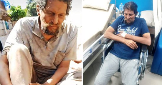 "تضامن القليوبية" تنقذ مسنًا بلا مأوى وتوفر له الرعاية الصحية.. صور