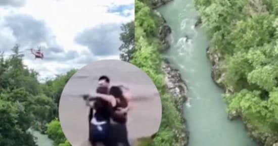 تيار نهرى في إيطاليا يقتل ثلاثة شباب .. مقطع فيديو يظهر عناقهم الأخير