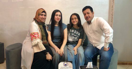 لجين الأولى على الجيزة بالشهادة الإعدادية: فرحت بابا وماما