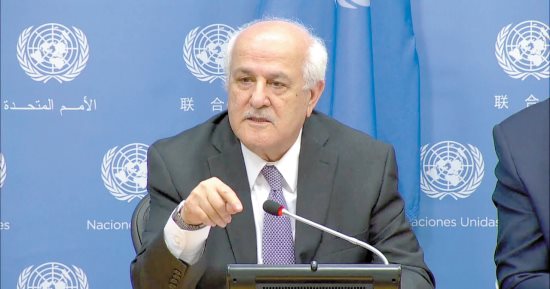 فلسطين فى رسائل للأمم المتحدة ومجلس الأمن: الاحتلال يواصل اتخاذ إجراءات لترسيخ ضم الأرض