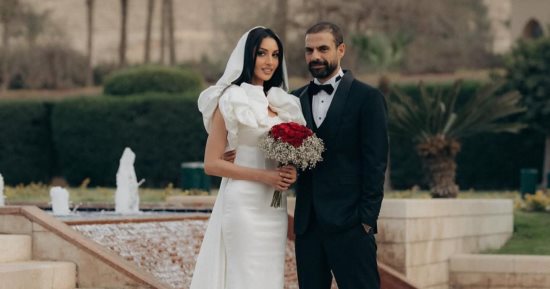 الفن – أمير طعيمة ينشر صورًا من حفل زفافه على الممثلة التونسية يسرا الجديدي – البوكس نيوز