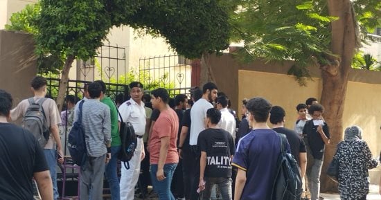 1128 طالبا بجنوب سيناء يؤدون امتحان اللغة العربية للثانوية العامة
