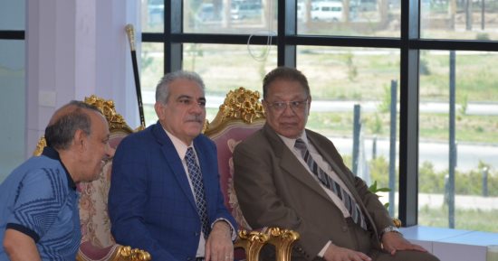 رئيس جامعة أسوان يستقبل أسقف الإيبارشة ووفد الكنيسة للتهنئة بعيد الأضحى 