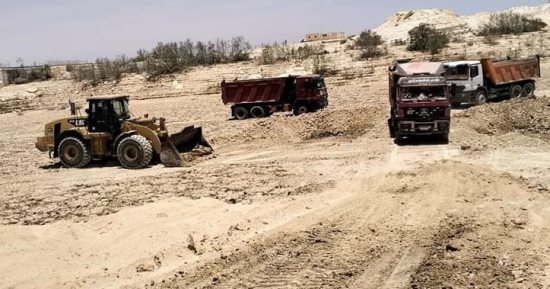 وزارة الرى تستعد لاستقبال موسم السيول فى شمال سيناء.. صور