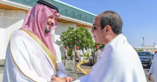 الرئيس عبد الفتاح السيسى يغادر المدينة المنورة
