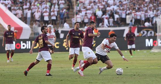 30 minutes.. Ceramica mène Zamalek avec un but de Beckham et un avertissement pour Abdel Majeed