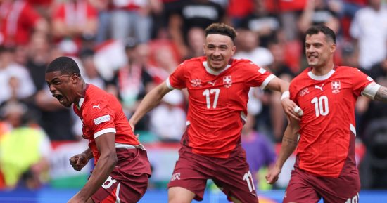 La Suisse mène la Hongrie 2-0 dans la première moitié de l’Euro 2024.. Vidéo
