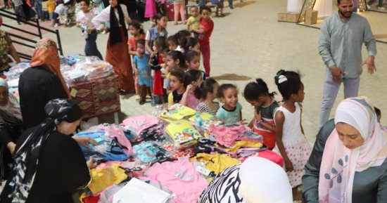 ضمن مبادرات التحالف الوطنى.. دليل الخير ترسم الفرحة على الأطفال وذوى الهمم