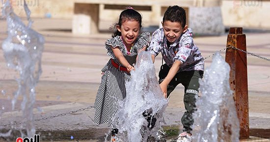 حديقة الأزهر تستقبل المحتفلين بعيد الأضحى