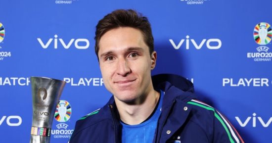 كييزا أفضل لاعب في مباراة إيطاليا ضد ألبانيا بـ يورو 2024