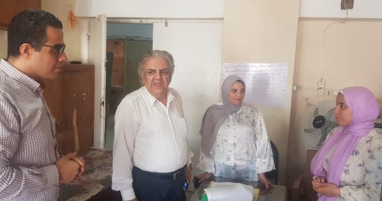 جولة تفقدية لوكيل صحة الدقهلية للمستشفيات وغرف الأزمات والطوارئ