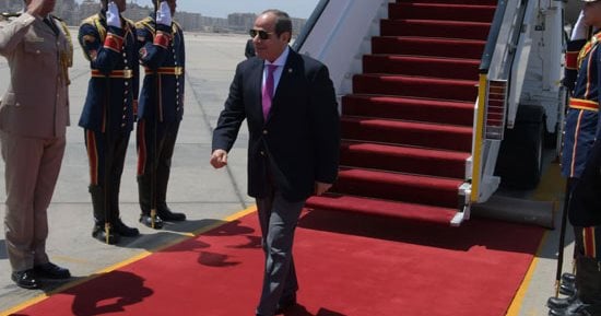 Le président Sissi rentre chez lui après avoir accompli le Hajj
