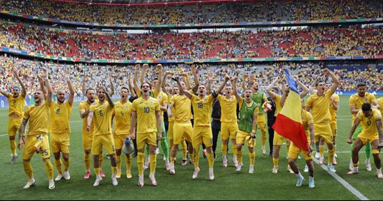 رومانيا تحقق أول مفاجأة بثلاثية فى مرمى أوكرانيا