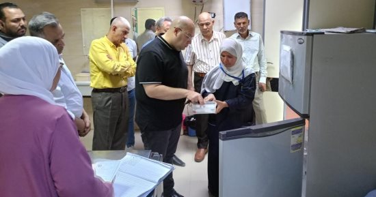 نائب محافظ الجيزة يتفقد انتظام العمل بمستشفى الصف المركزى
