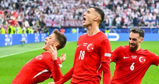 تركيا تفاجئ النمسا بهدف أول بعد 56 ثانية فى ثمن نهائي يورو 2024.. فيديو