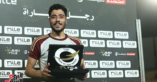أكرم توفيق رجل مباراة الأهلي والداخلية فى الدورى